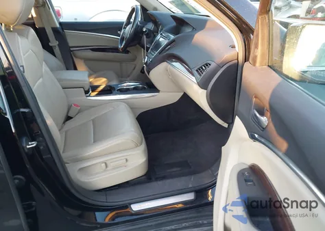 2017 Acura Mdx Technology Package из США, поврежденный, VIN 5FRYD3H54HB013922